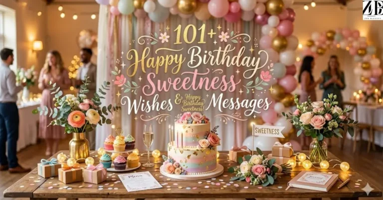 101+ Happy Birthday Sweetness Wishes & Messages