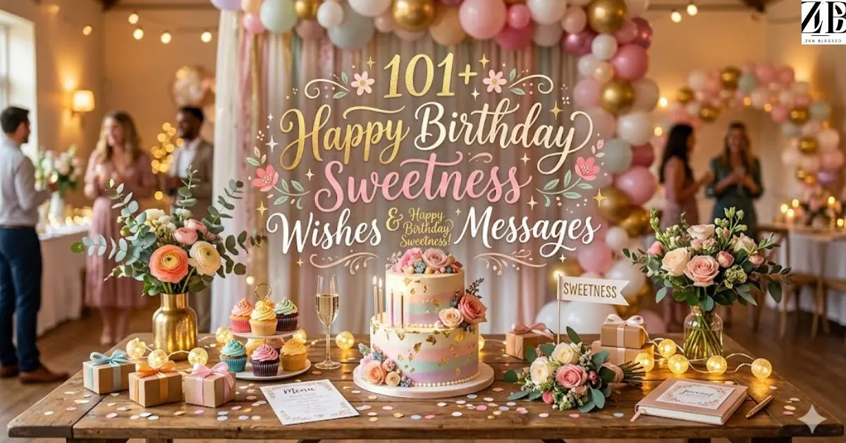101+ Happy Birthday Sweetness Wishes & Messages