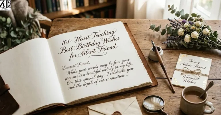 101+ Heart Touching Best Birthday Wishes for Silent Friend