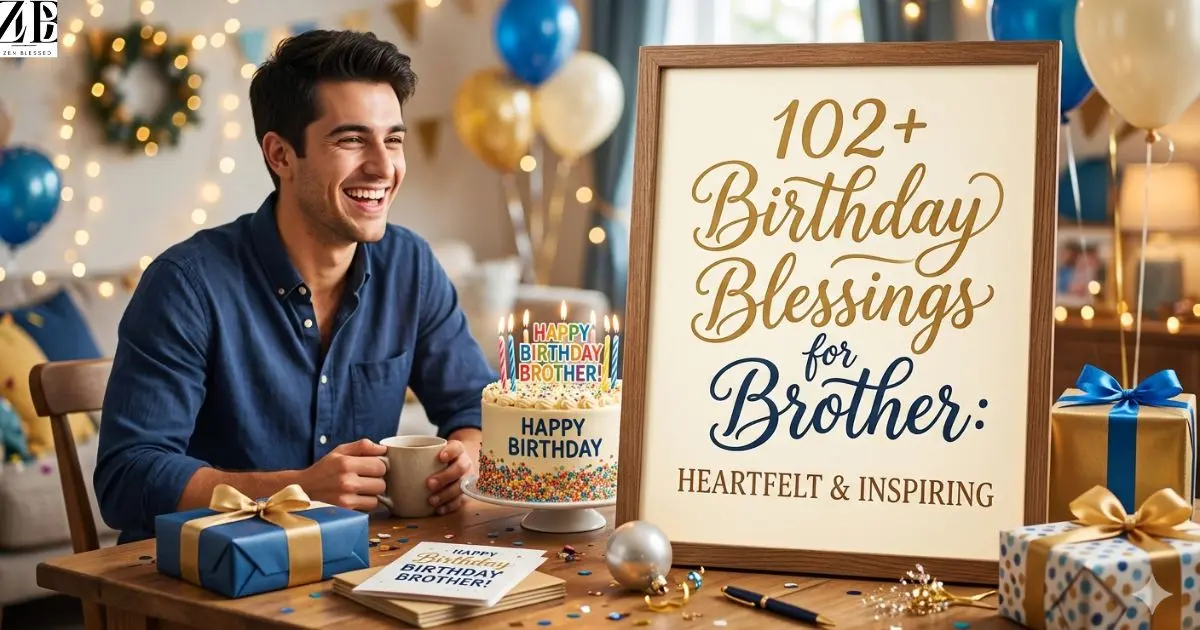 102+ Birthday Blessings for Brother: Heartfelt & Inspiring