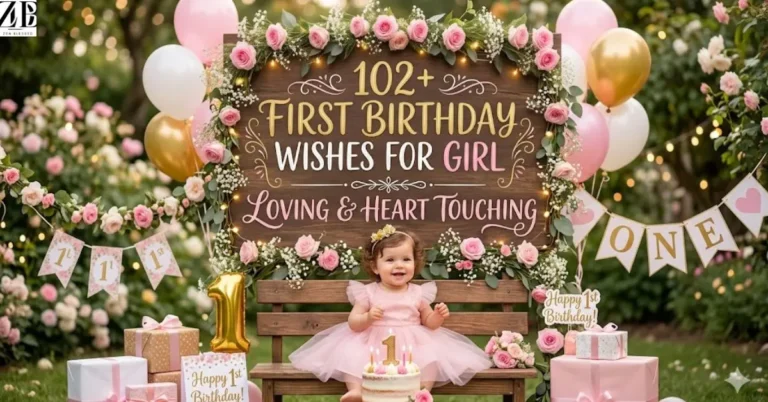 102+ First Birthday Wishes for Girl Loving & Heart Touching