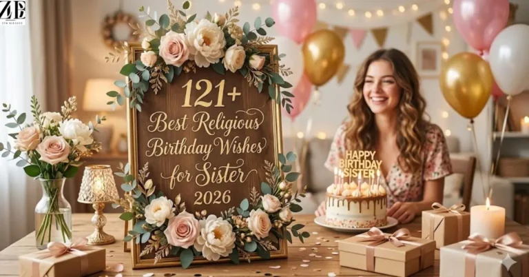121+ Best Religious Birthday Wishes for Sisters 2026