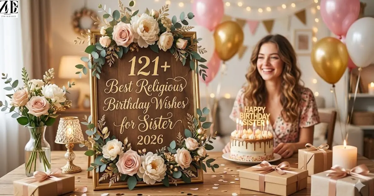 121+ Best Religious Birthday Wishes for Sisters 2026