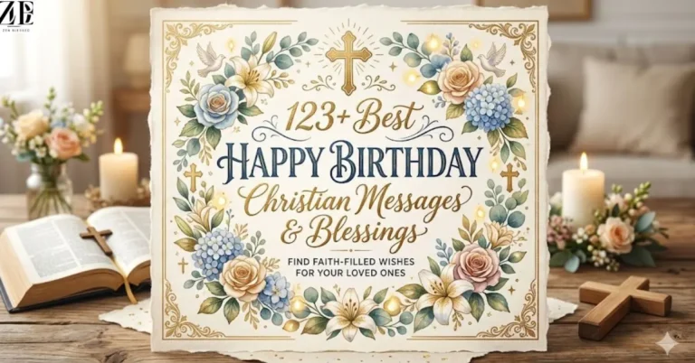123+ Best Happy Birthday Christian Messages & Blessings