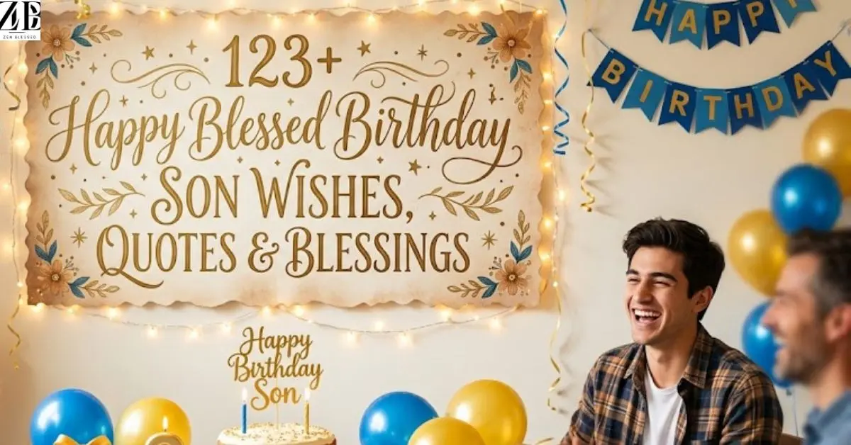 123+ Happy Blessed Birthday Son Wishes, Quotes & Blessings
