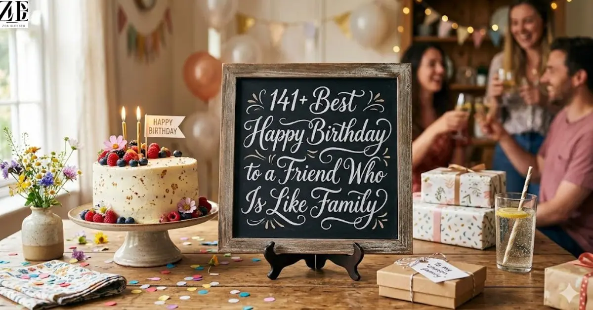 141+ Best Happy Birthday to a Friend Who Is Like Family