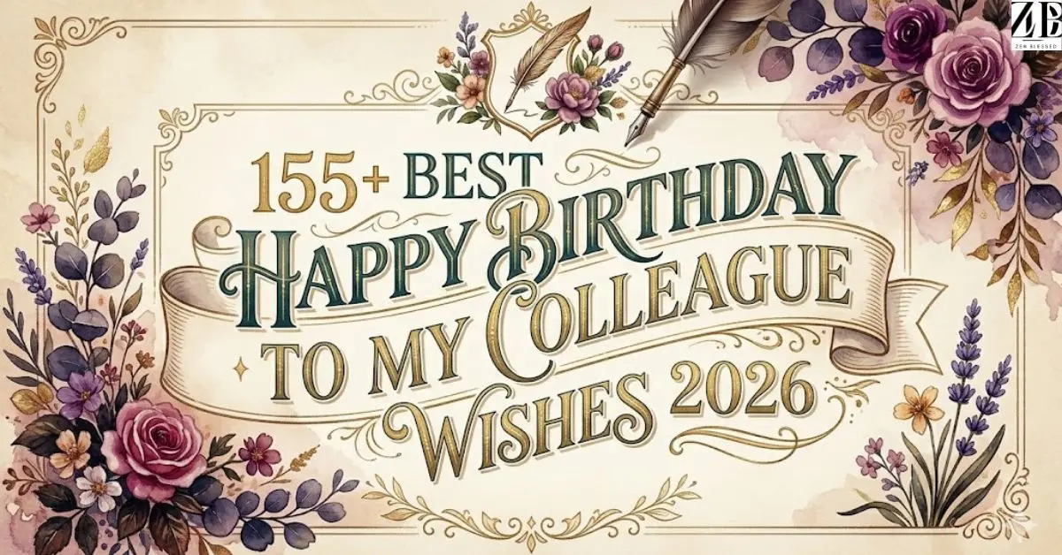 155+ Best Happy Birthday To My Colleague Wishes 2026