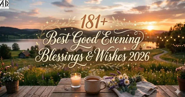 181+ Best Good Evening Blessings & Wishes 2026