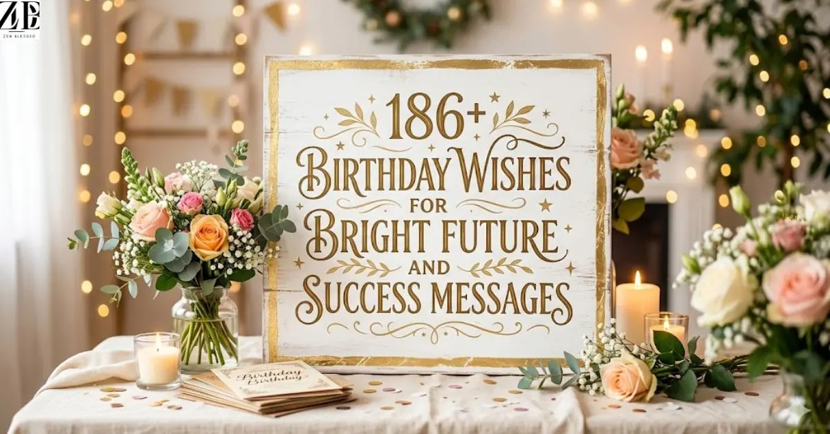 186+ Birthday Wishes for Bright Future and Success Messages