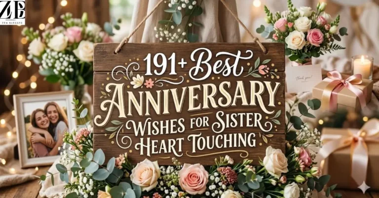 191+ Best Anniversary Wishes For Sister Heart Touching
