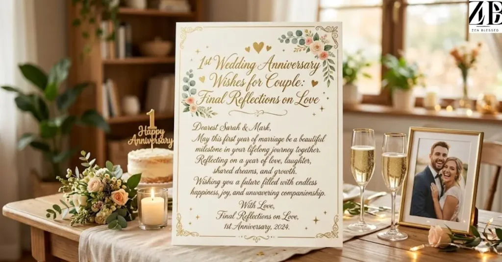 1st-wedding-anniversary-wishes-for-couple-final-reflections-on-love 1st Wedding Anniversary Wishes for Couple: Final Reflections on Love