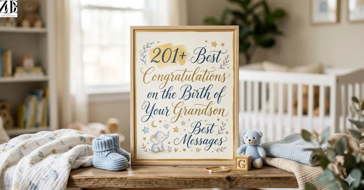201+ Best Congratulations on the Birth of Your Grandson Messages