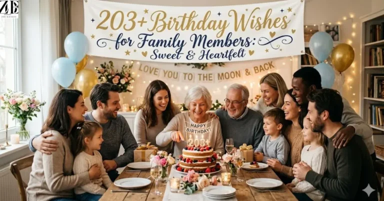 203+ Birthday Wishes for Family Members Sweet & Heartfelt