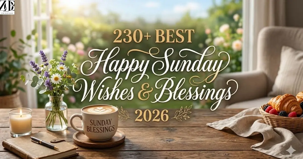 230+ Best Happy Sunday Wishes & Blessings 2026