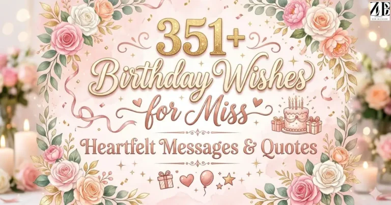 351+ Birthday Wishes for Miss: Heartfelt Messages & Quotes