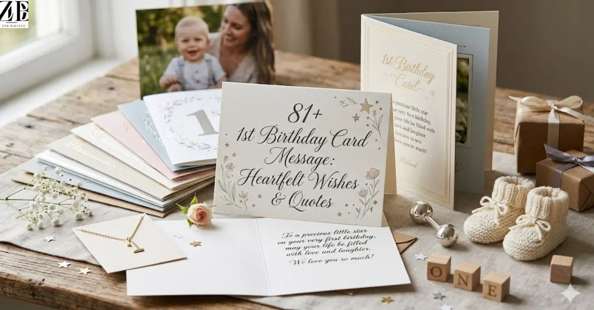 81+ 1st Birthday Card Message Heartfelt Wishes & Quotes