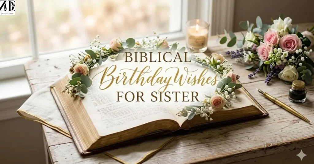 Biblical Birthday Wishes for Sister