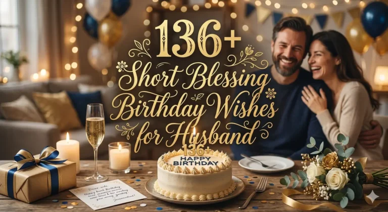 136+ Short Blessing Birthday Wishes for Husband
