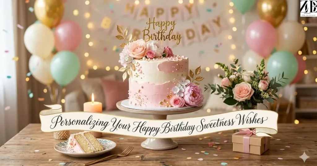 Personalizing Your Happy Birthday Sweetness Wishes