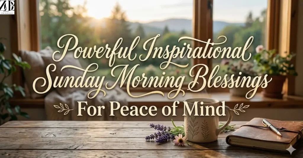 Powerful Inspirational Sunday Morning Blessings For Peace of Mind Powerful Inspirational Sunday Morning Blessings For Peace of Mind