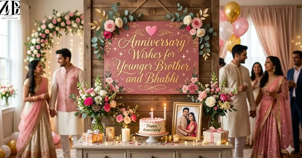 Anniversary Wishes for Younger Brother and Bhabhi