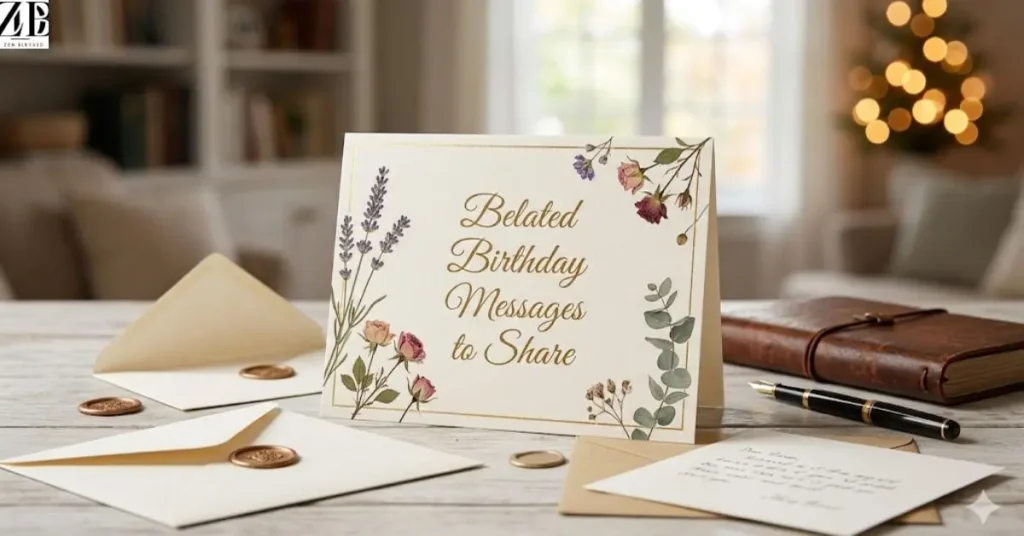 Belated Birthday Messages to Share