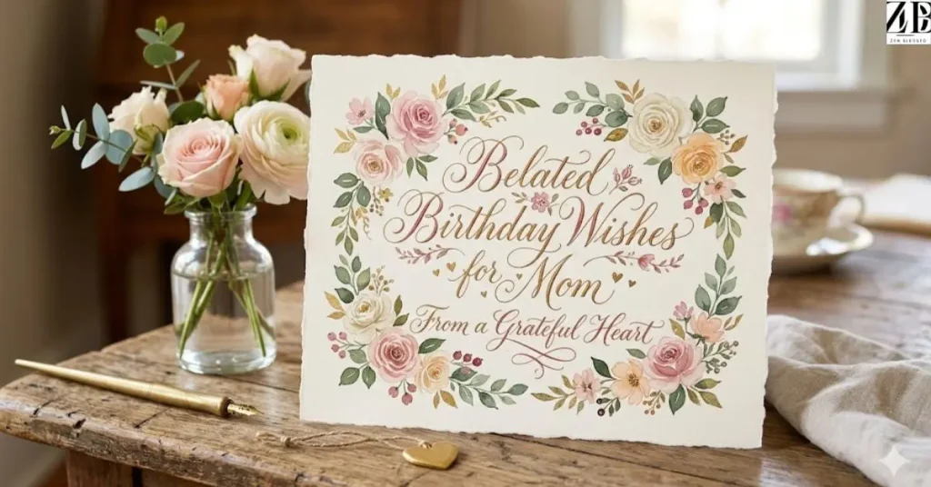 Belated Birthday Wishes for Mom From a Grateful Heart