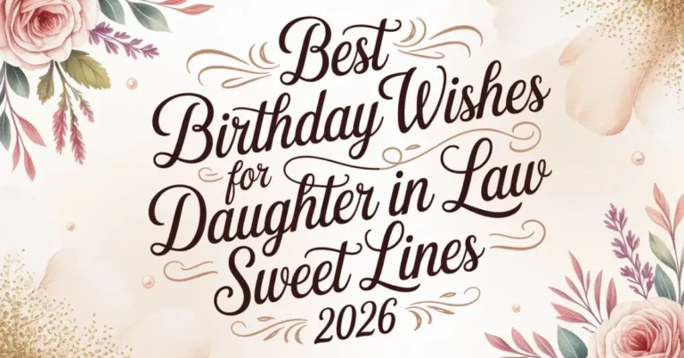 Best Birthday Wishes for Daughter in Law Sweet Lines 2026