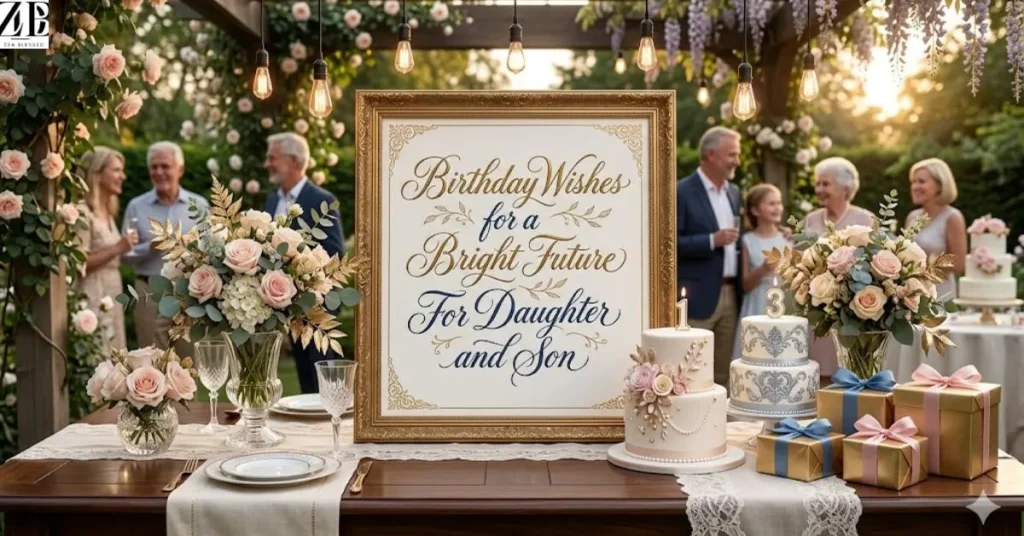 Birthday Wishes for Bright Future For Daughter and Son
