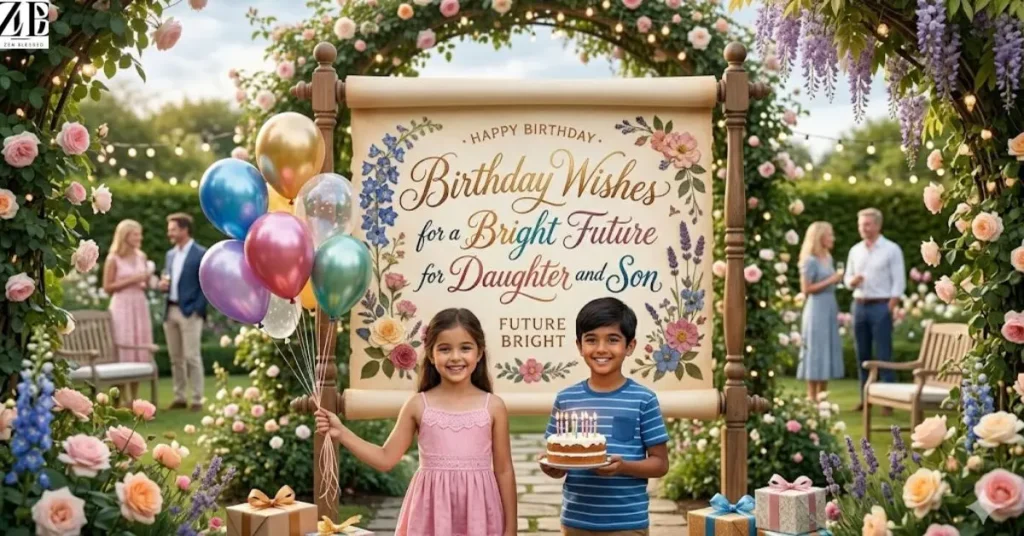 Birthday Wishes for Bright Future  For Kids