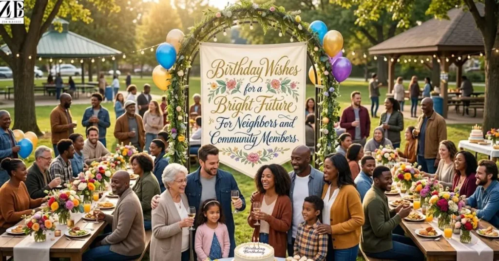 Birthday Wishes for Bright Future For Neighbors and Community Members