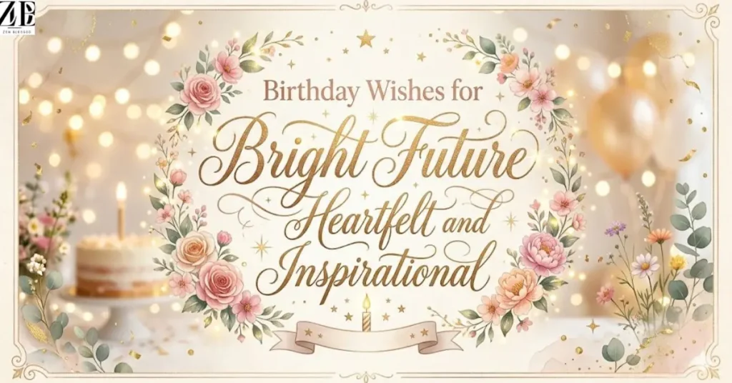 Birthday Wishes for Bright Future Heartfelt and Inspirational