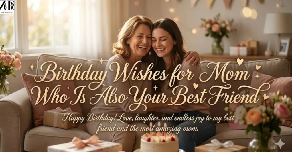 Birthday Wishes for Mom Who Is Also Your Best Friend