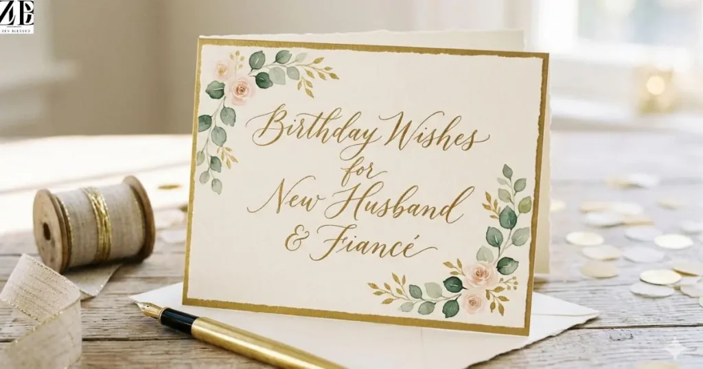 Birthday Wishes for New Husband & Fiancé