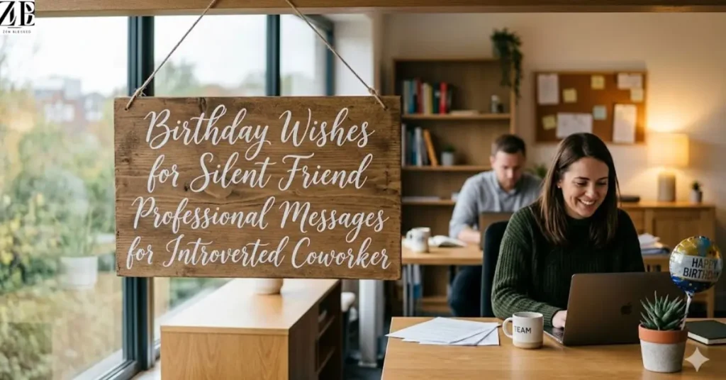 Birthday Wishes for Silent Friend Professional Messages for Introverted Coworker