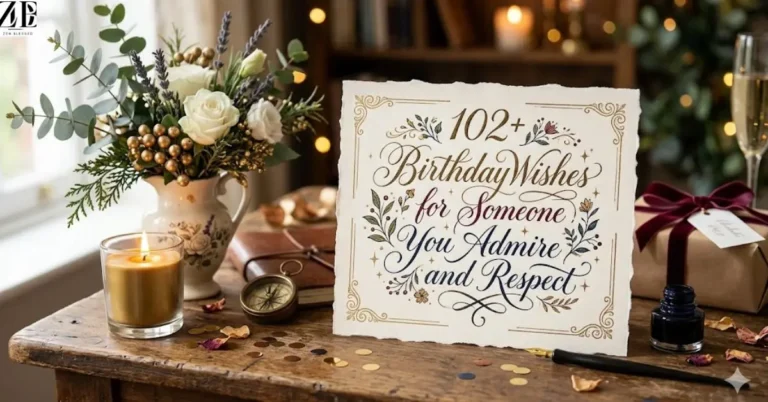 102+ Birthday Wishes for Someone You Admire and Respect