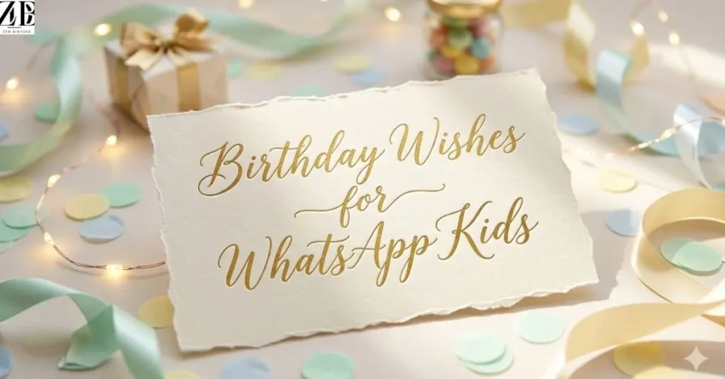 Birthday Wishes for WhatsApp Kids