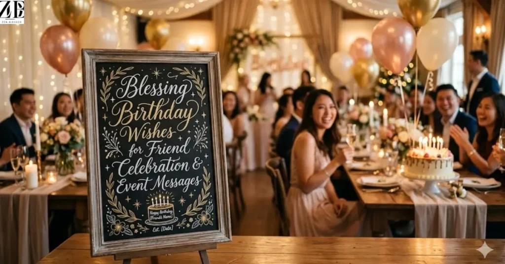 Blessing Birthday Wishes for Friend Celebration & Event Messages