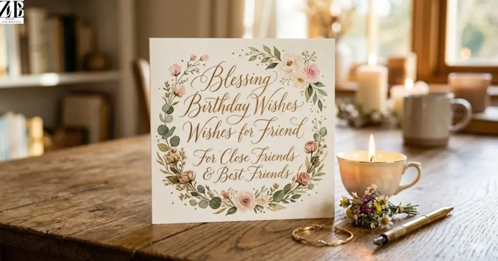 Blessing Birthday Wishes for Friend For Close Friends & Best Friends