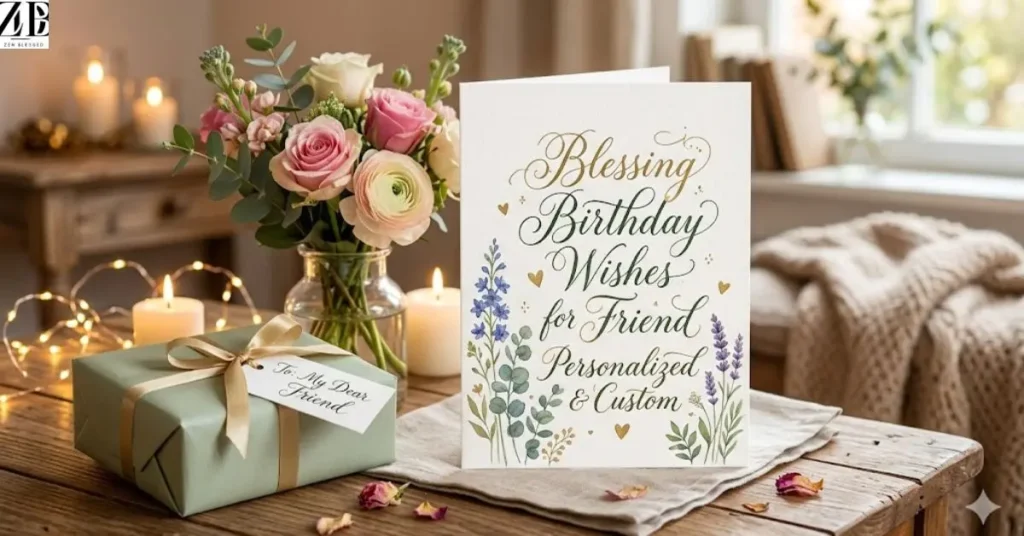 Blessing Birthday Wishes for Friend Personalized & Custom