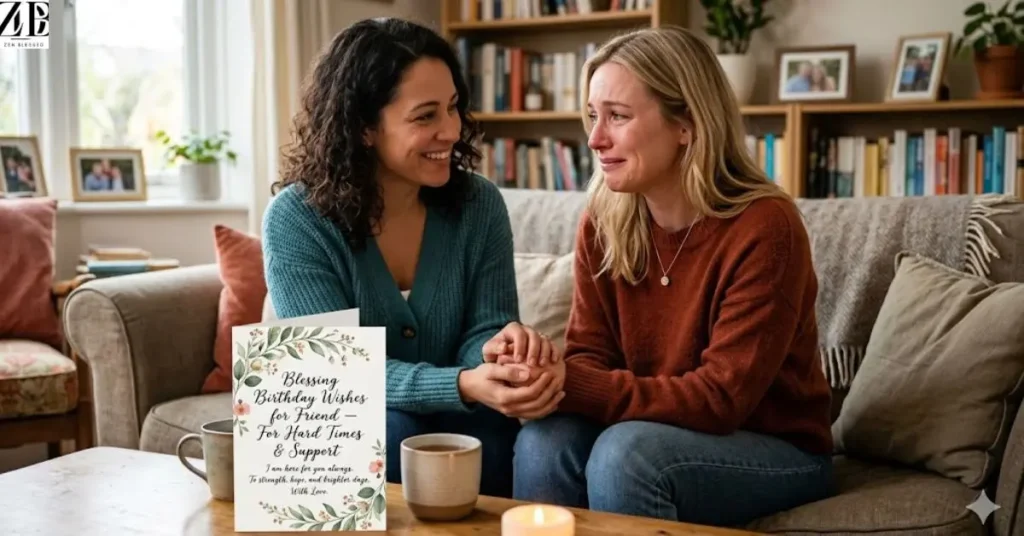 Blessing Birthday Wishes for Friend — For Hard Times & Support