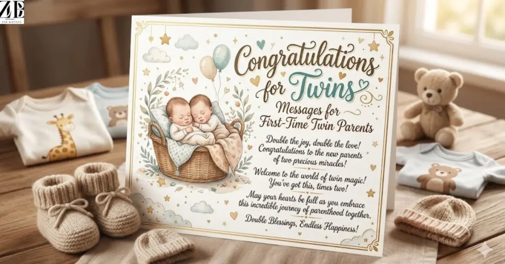 congratulations-for-twins-messages-for-first-time-twin-parents Congratulations for Twins Messages for First-Time Twin Parents