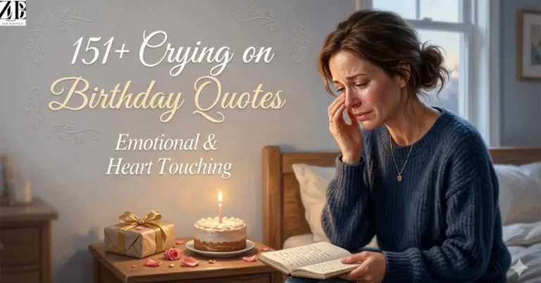 151+ Crying on Birthday Quotes Emotional & Heart Touching