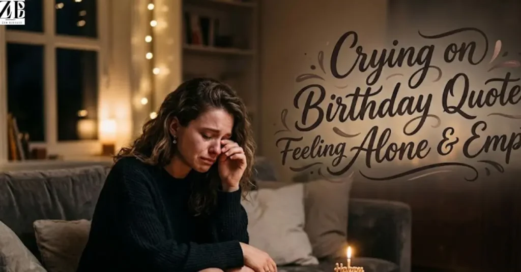 Crying on Birthday Quotes Feeling Alone & Empty