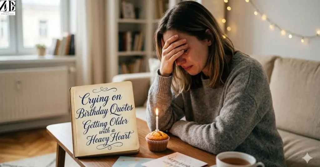 Crying on Birthday Quotes Getting Older with a Heavy Heart