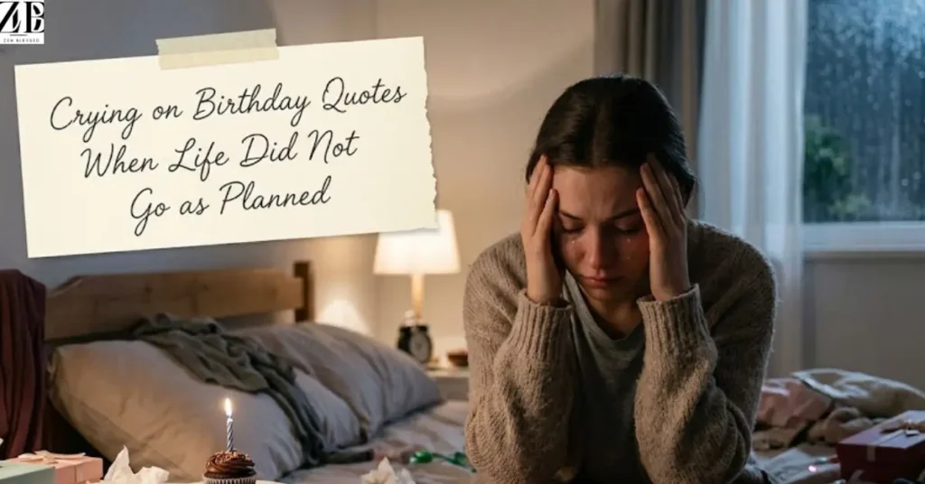 Crying on Birthday Quotes When Life Did Not Go as Planned