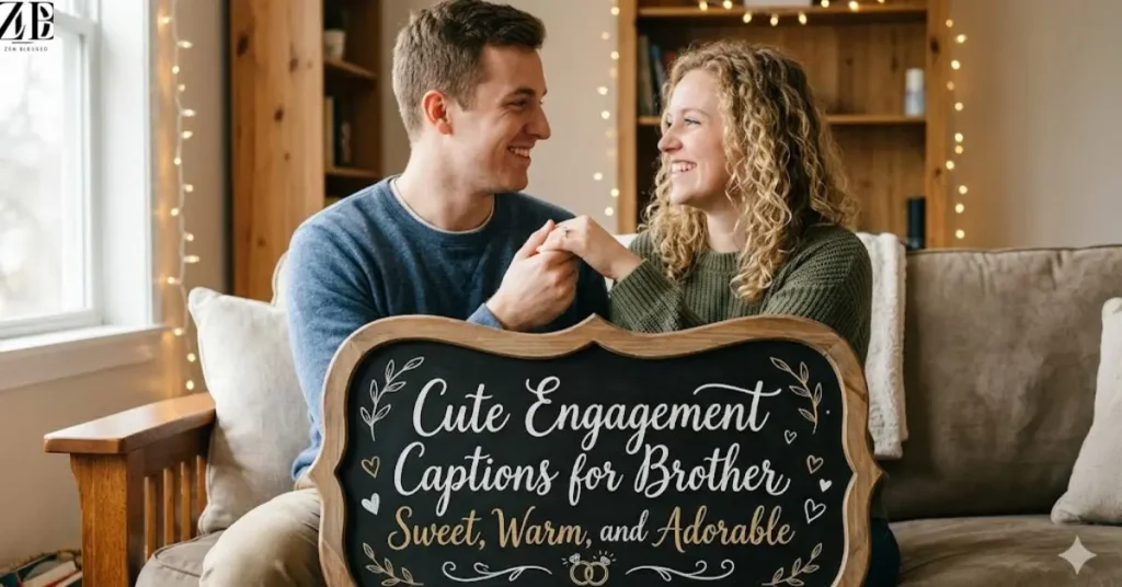 Cute Engagement Captions for Brother Sweet, Warm, and Adorable