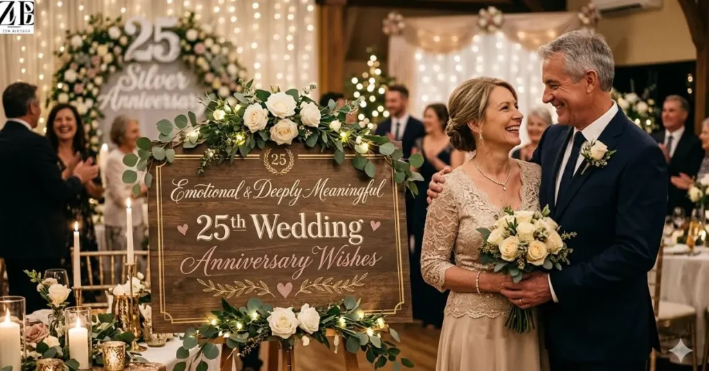 Emotional & Deeply Meaningful 25th Wedding Anniversary Wishes