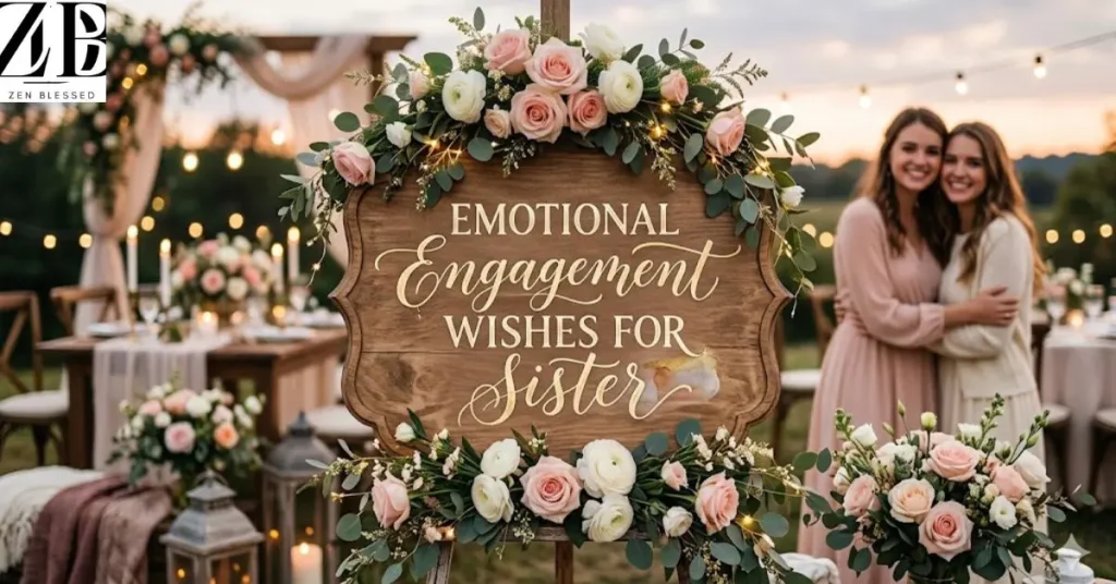 Emotional Engagement Wishes for Sister
