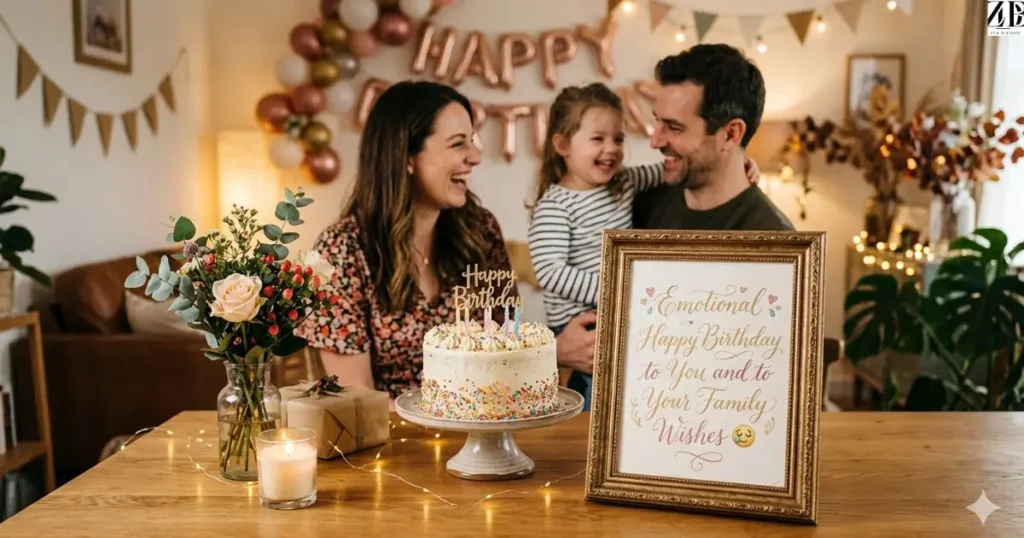 Emotional Happy Birthday to You and to Your Family Wishes
